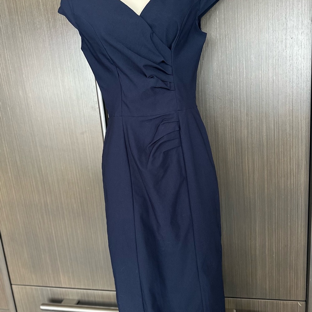 MUXXN Women's Retro 1950s Style Sleeveless Slim Business Pencil Dress